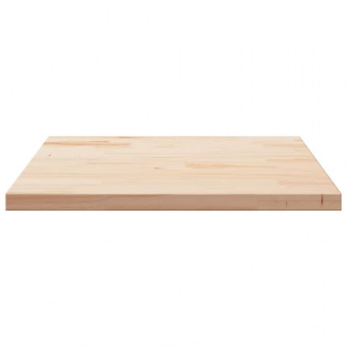 Bordplade 90 × 90 × 2,5 cm - firkantet i massivt fyrretræ (ubehandlet)