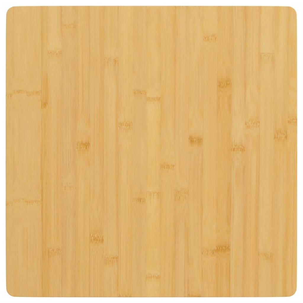 Bordplade 40x40x1,5 cm bambus billede