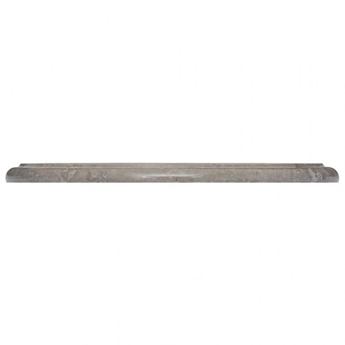 Rund bordplade i marmor Ø40 x 2,5 cm - grå