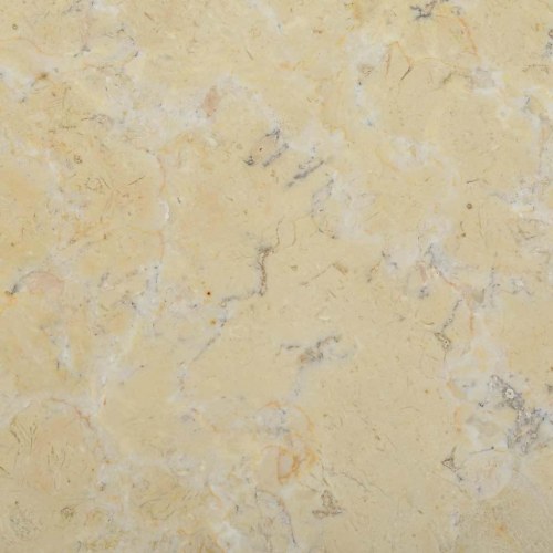 Bordplade i marmor Ø40 x 2,5 cm - cremefarvet