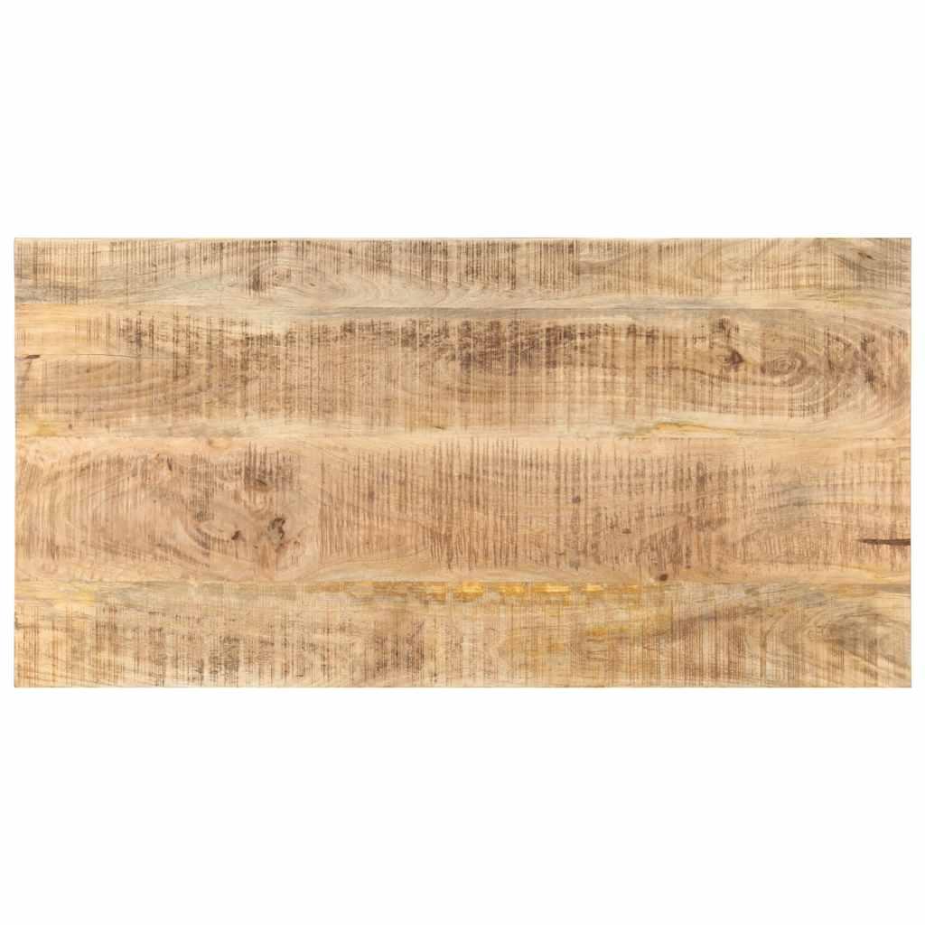 Bordplade 25-27 mm 100x60 cm massivt mangotræ billede