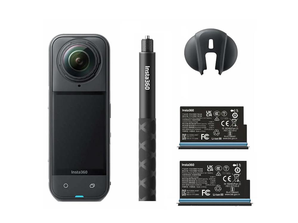 Insta360 X5 Starter Bundle 8K actionkamera - sort