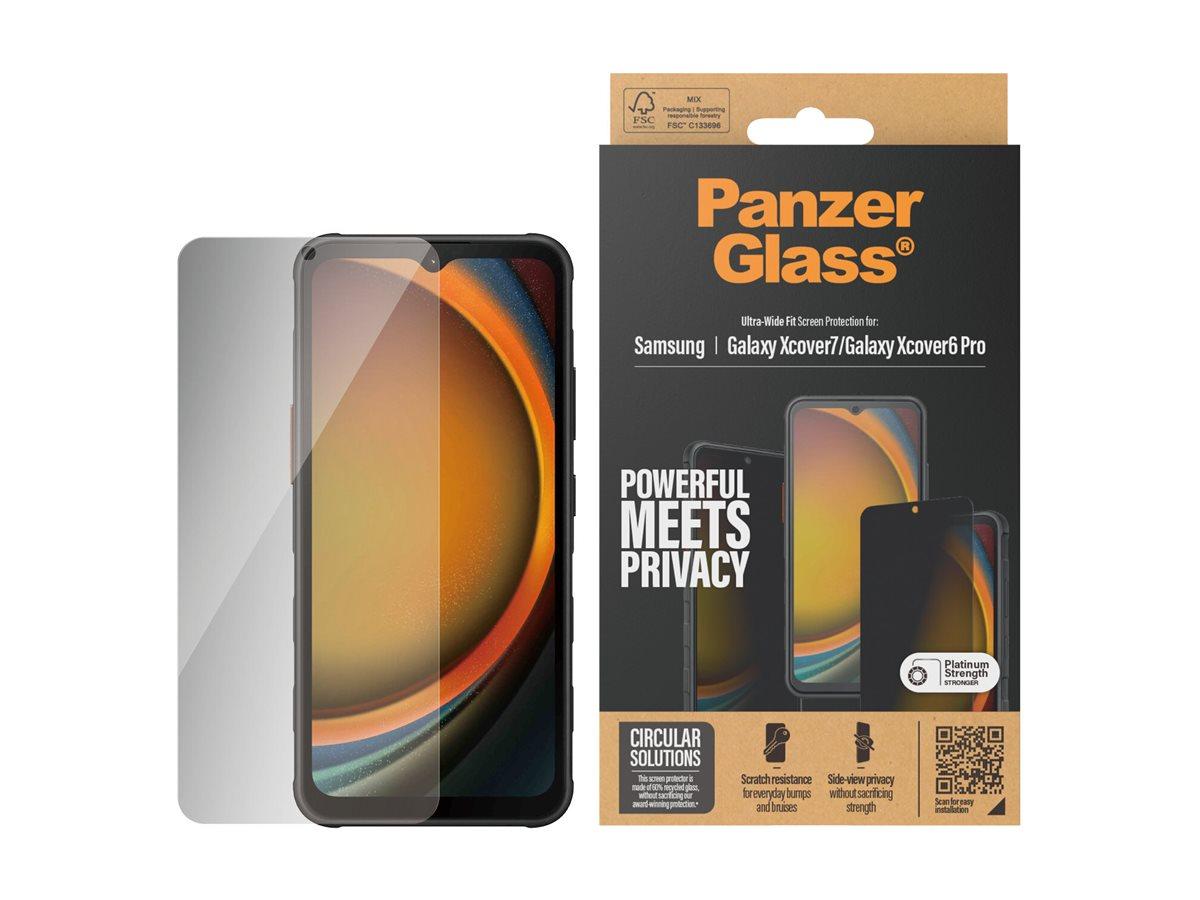 PanzerGlass skærmbeskytter med privatliv - Samsung Galaxy XCover7 (Ultra‑Wide Fit)