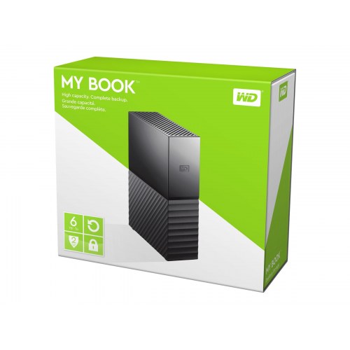 Western Digital My Book ekstern harddisk 6 TB USB 3.0 - sort