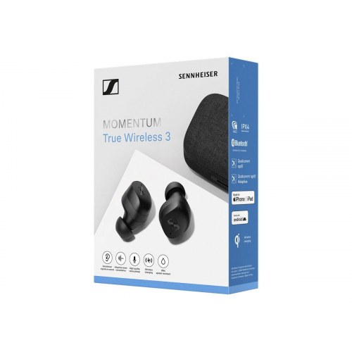 Sennheiser Momentum True Wireless 3 - ægte trådløse øretelefoner (sort)