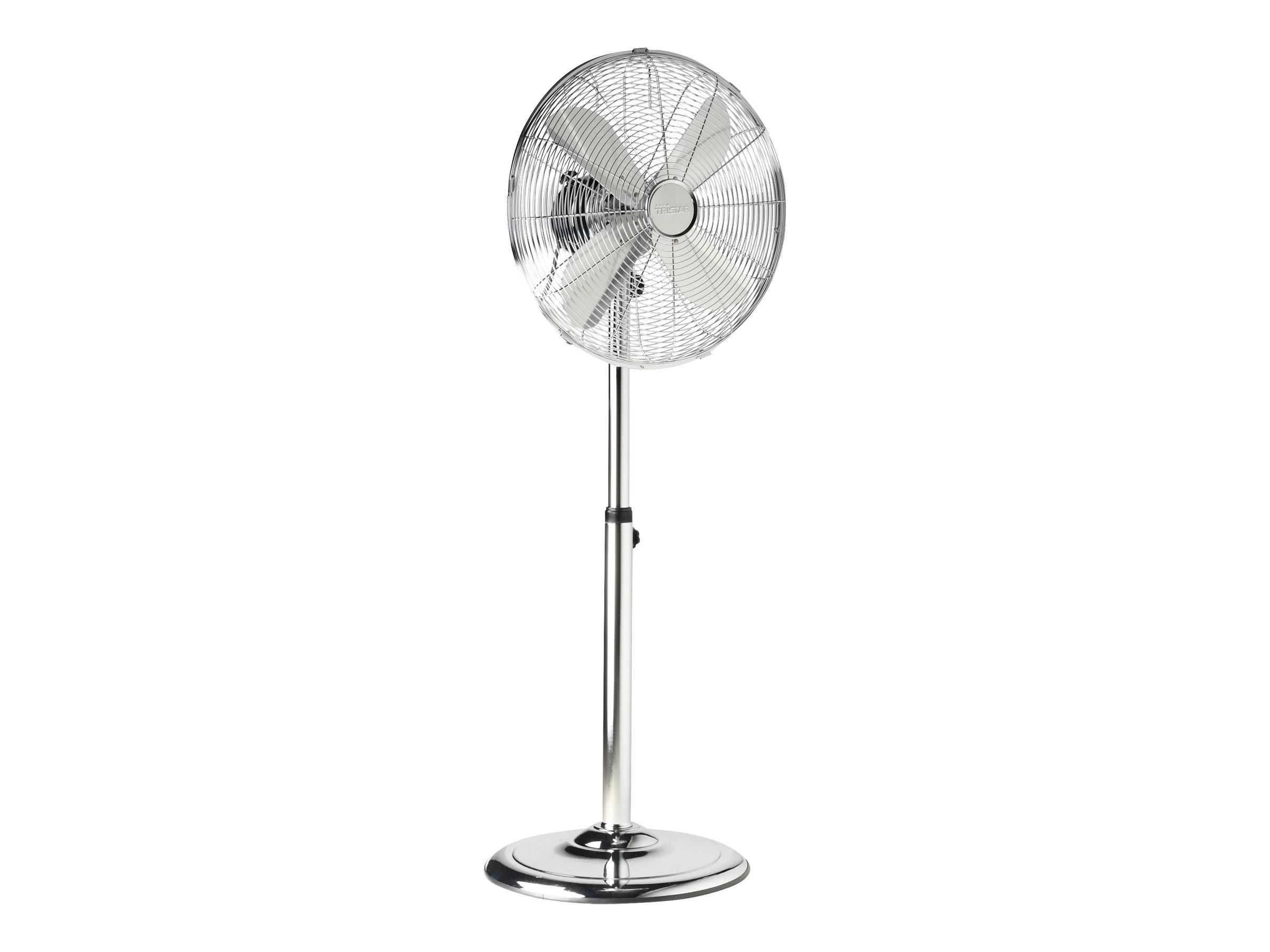 Tristar VE-5951 gulvventilator - krom, 50 W, 3 hastigheder
