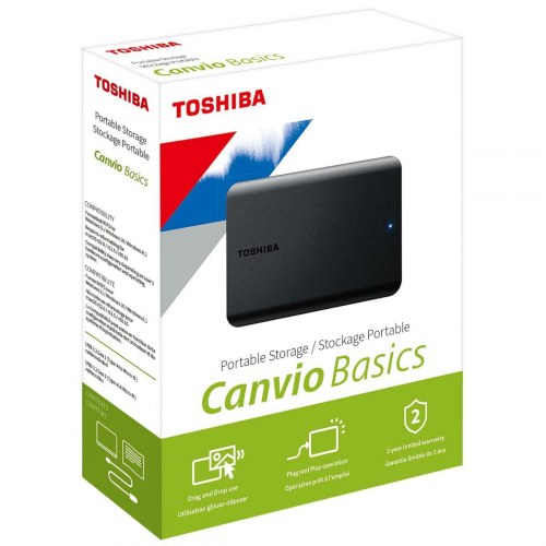 Toshiba HDTB540EK3CA ekstern harddisk 4 TB - 2,5" USB