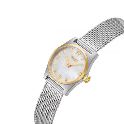 Tous Dameur 3000149400 - to-farvet armbåndsur i rustfrit stål