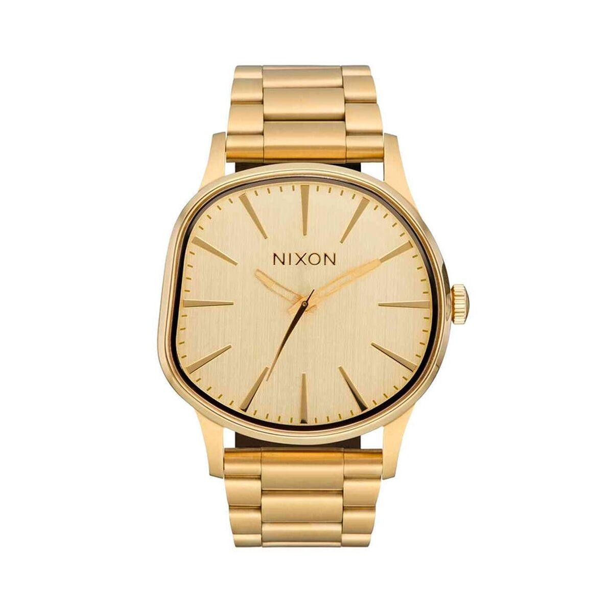 Nixon A1461-502 dameur - elegant armbåndsur i guldtone