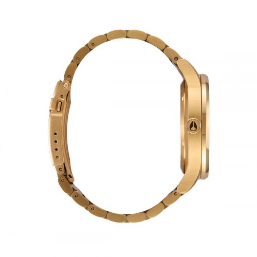 Nixon A1461-502 dameur - elegant armbåndsur i guldtone