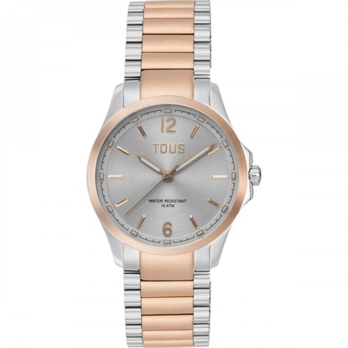 Tous dameur 3000148600 - elegant armbåndsur i rustfrit stål, grå