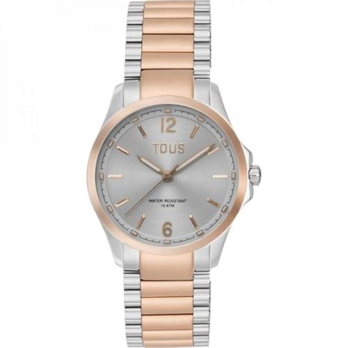 Tous dameur 3000148600 - elegant armbåndsur i rustfrit stål, grå