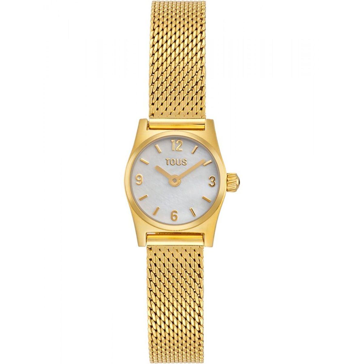 Tous Dameur 3000150300 - elegant armbåndsur i gyldent rustfrit stål