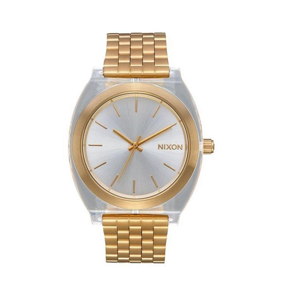 Nixon A327-2623 dameur - elegant armbåndsur i guldlook