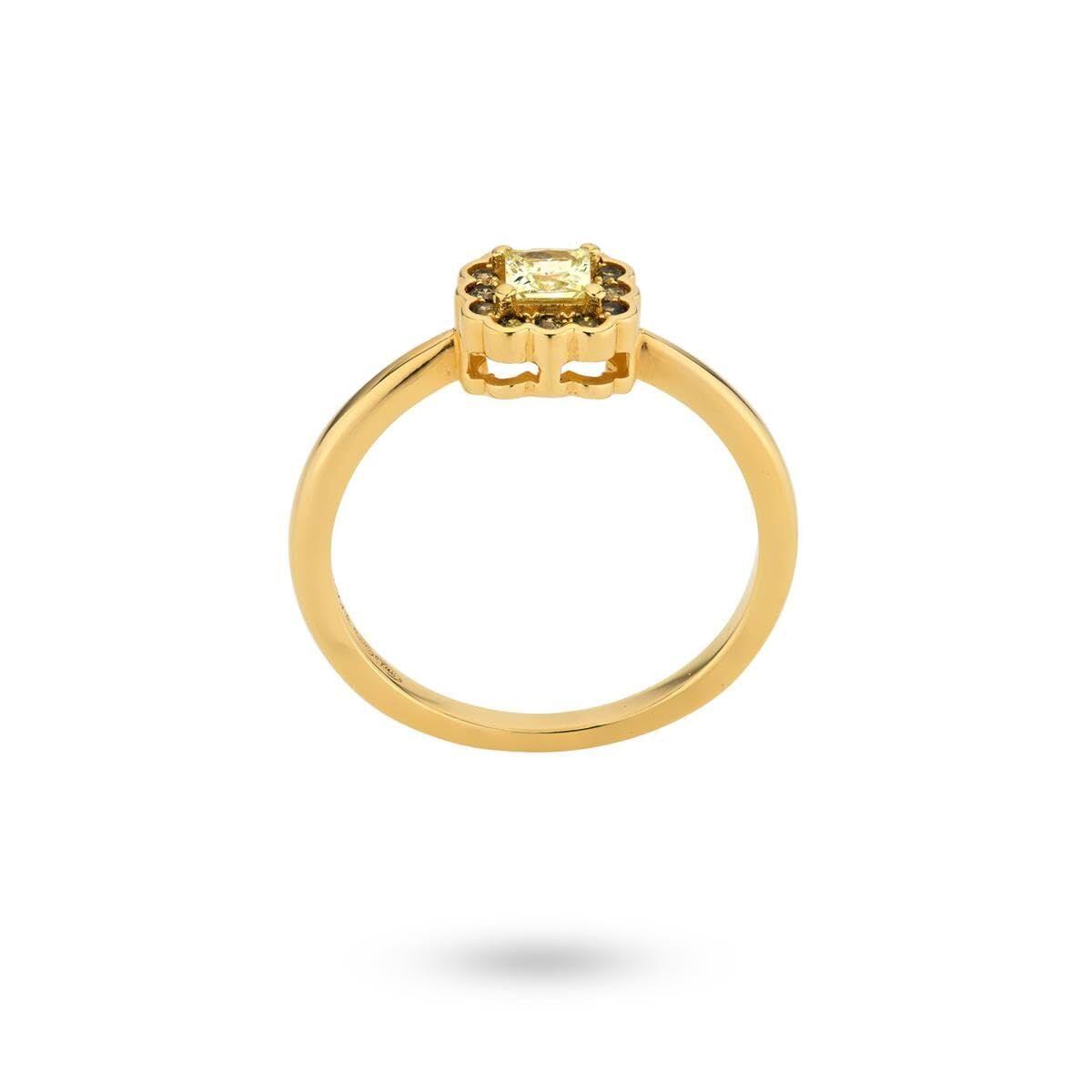 24KAE ring til kvinder - gylden, str. 16 (124109Y/56)