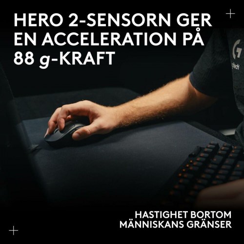 Logitech Superlight 2c trådløs gaming-mus - Sort