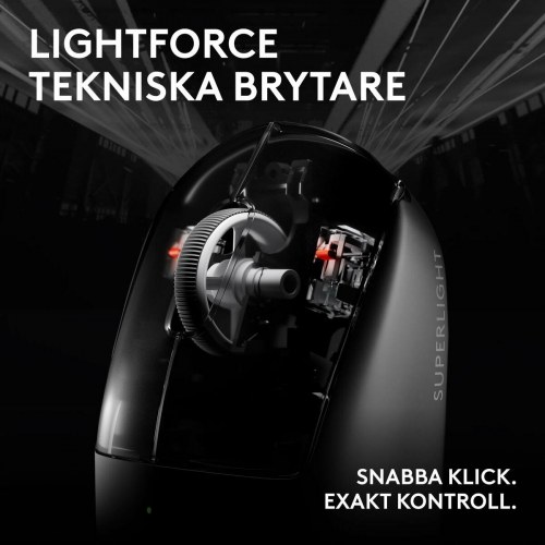 Logitech Superlight 2c trådløs gaming-mus - Sort