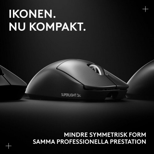 Logitech Superlight 2c trådløs gaming-mus - Sort