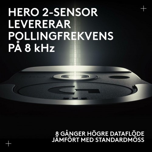 Logitech PRO X Superlight 2c trådløs gaming-mus - Pink Magenta