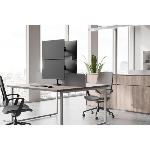 Neomounts DS60-600BL2V skærmholder til skrivebord - dobbelt, 10"-32", sort