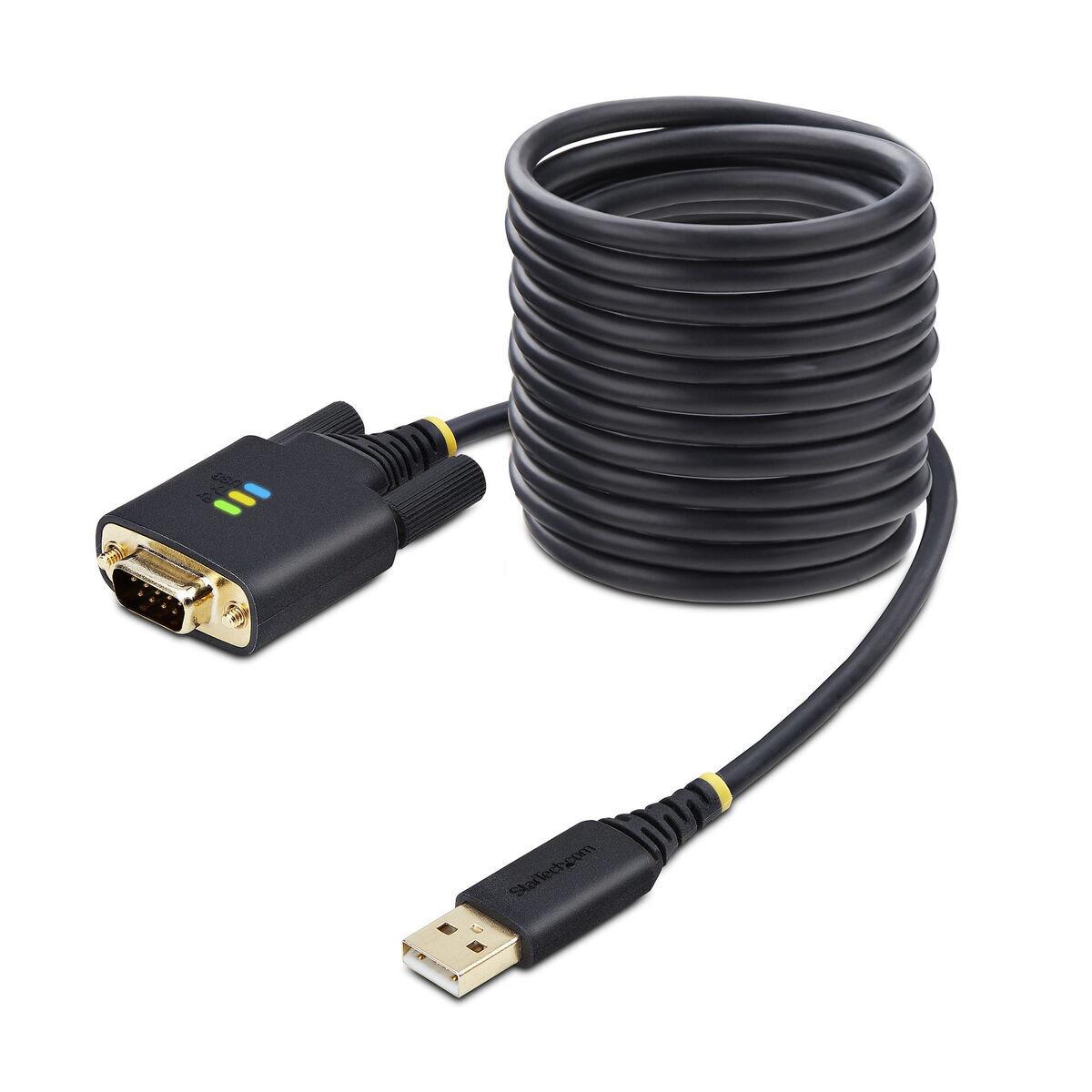 StarTech 1P10FFC-USB-SERIAL USB til DB9 seriel kabel - 3 m, sort