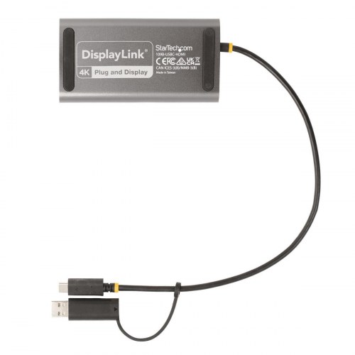 StarTech 109B USB-C til HDMI-adapter - 2x HDMI, 4K