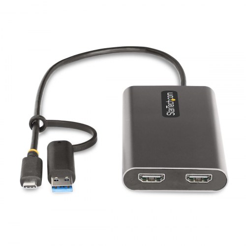 StarTech 109B USB-C til HDMI-adapter - 2x HDMI, 4K