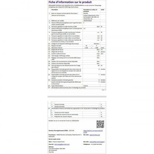 Philips 24E2N1100LB/00 23,8" Full HD skærm - 100 Hz, IPS