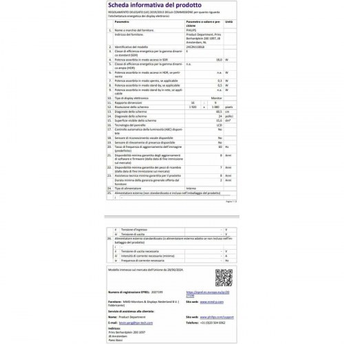 Philips 24E2N1100LB/00 23,8" Full HD skærm - 100 Hz, IPS