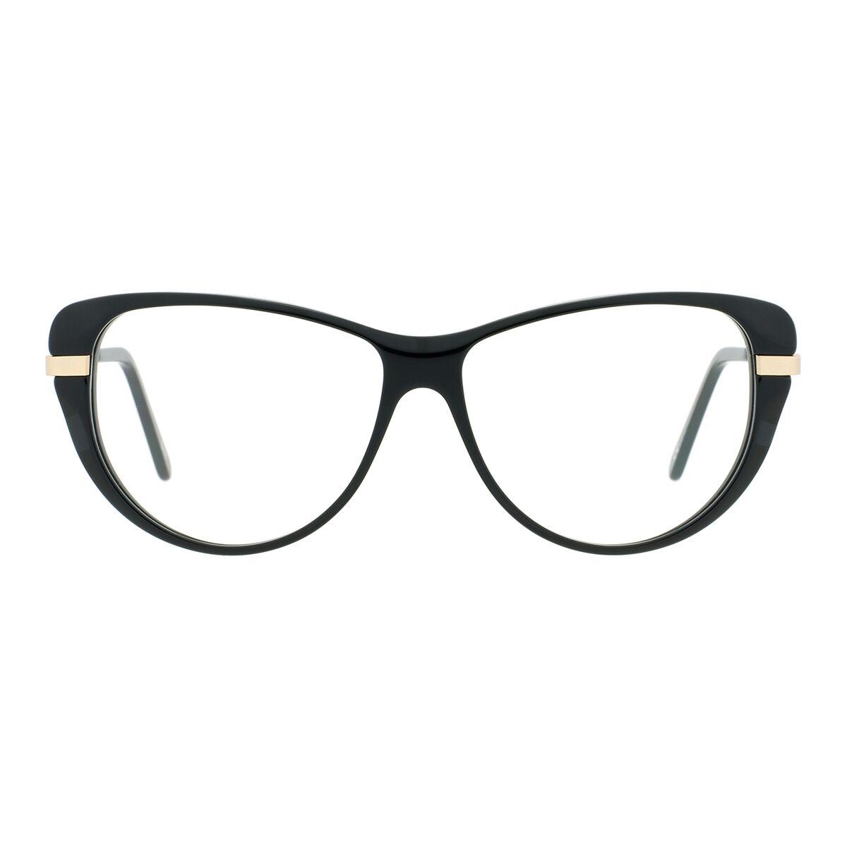 Andy Wolf 5068 56A brillestel - dame, cat-eye, sort/guld