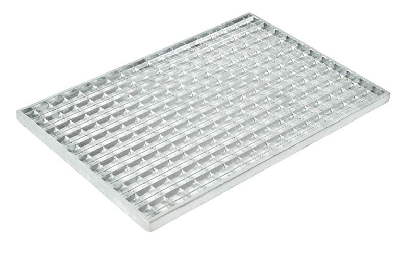 Galvaniseret grillrist i stål - 100 × 50 cm