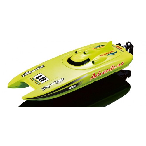 RC speedbåd 45 cm - elektrisk RTR 2,4 GHz (grøn)