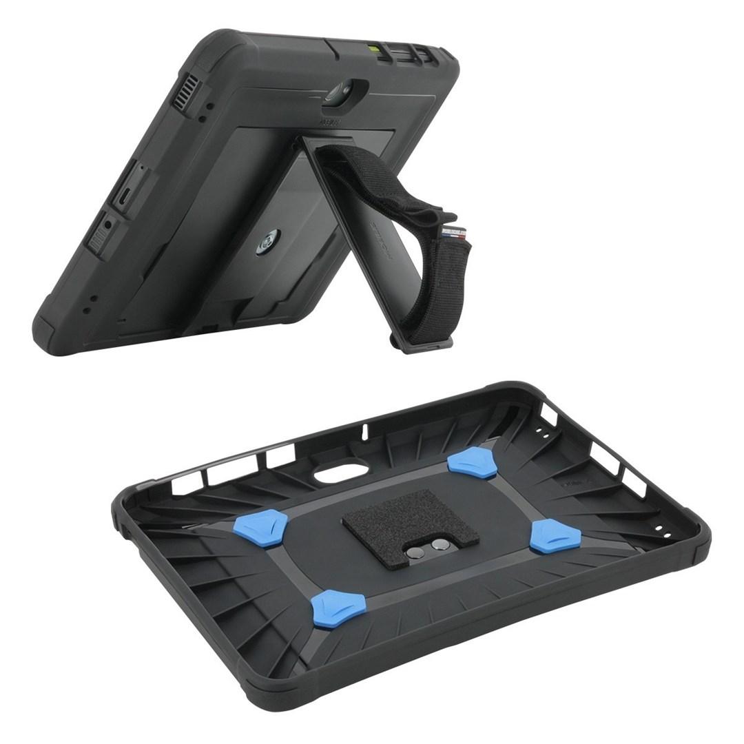 Tablet cover med håndrem og skulderrem - til 10,1" (25,6 cm), sort