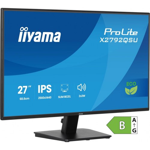 iiyama ProLite X2792QSU-B1 27" QHD IPS skærm - 120 Hz, sort