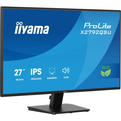 iiyama ProLite X2792QSU-B1 27" QHD IPS skærm - 120 Hz, sort