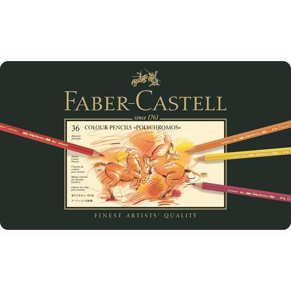 Faber-Castell Polychromos farveblyanter - sæt med 36