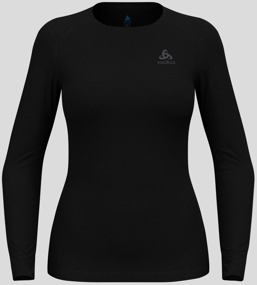 Odlo Active Warm Eco langærmet baselayer til dame - S, sort
