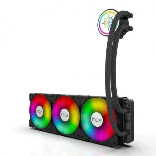 Inca ISS-03XN 360 mm AIO vandkøling - 3×120 mm ARGB, sort