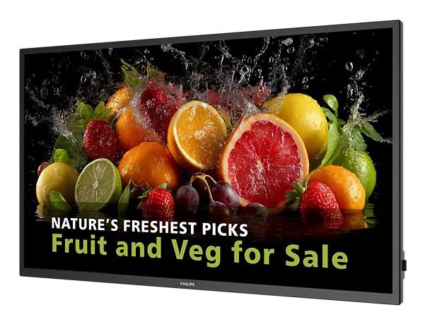 Philips 5000-serien 50BDL5050D/00 - 50" signage display, LCD, Wi‑Fi, 600 cd/m², Full HD, sort, indbygget Android-processor