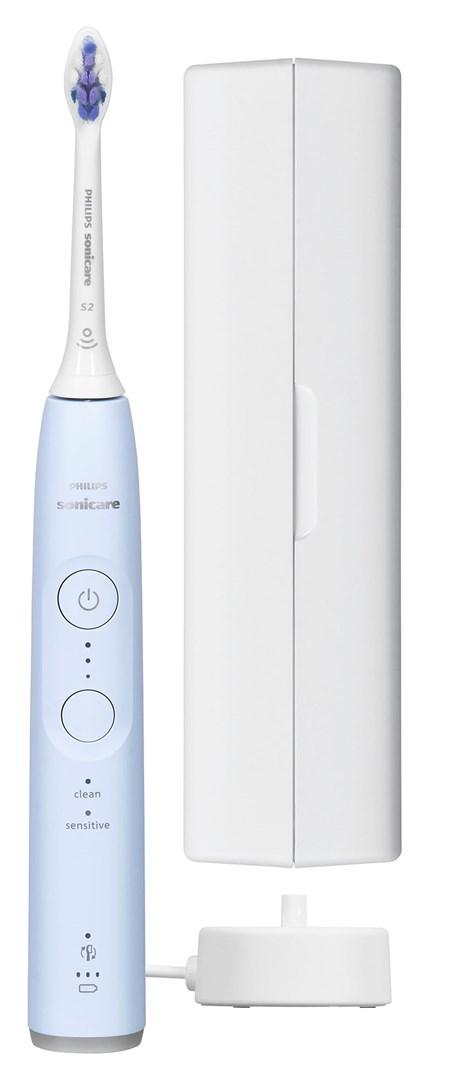 Philips Sonicare 6100 HX7406/02 - genopladelig sonisk tandbørste, blå