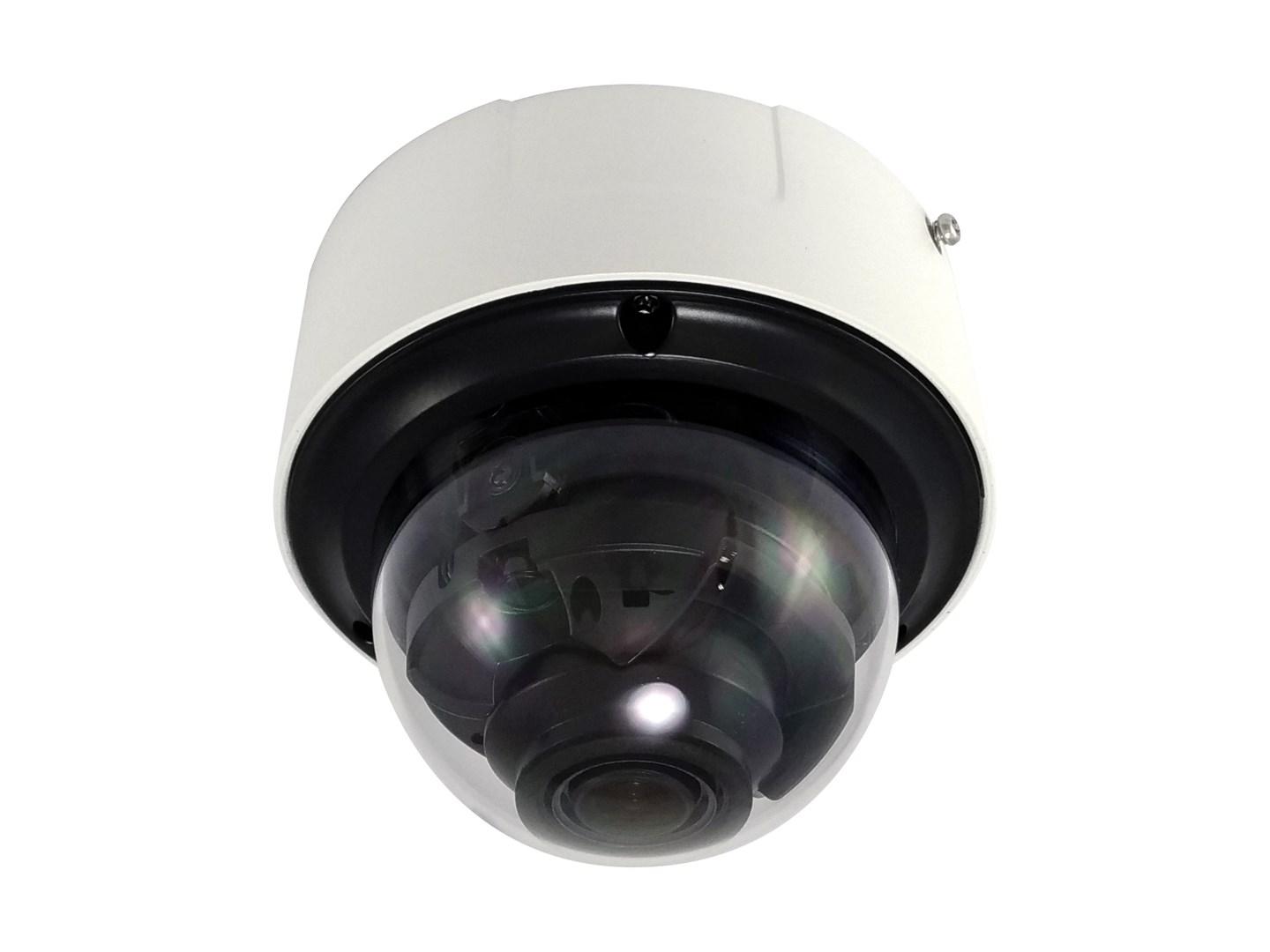 LevelOne GEMINI fast kuppel IP-kamera 2 MP, H.265, 60 fps, 4,3x optisk zoom, IR, inde/ude