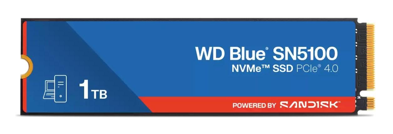 WD Blue SN5100 1 TB NVMe SSD (M.2 2280, PCIe 4.0)