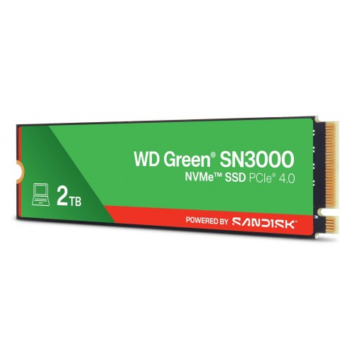 WD Green SN3000 NVMe SSD 2 TB - PCIe 4.0 M.2