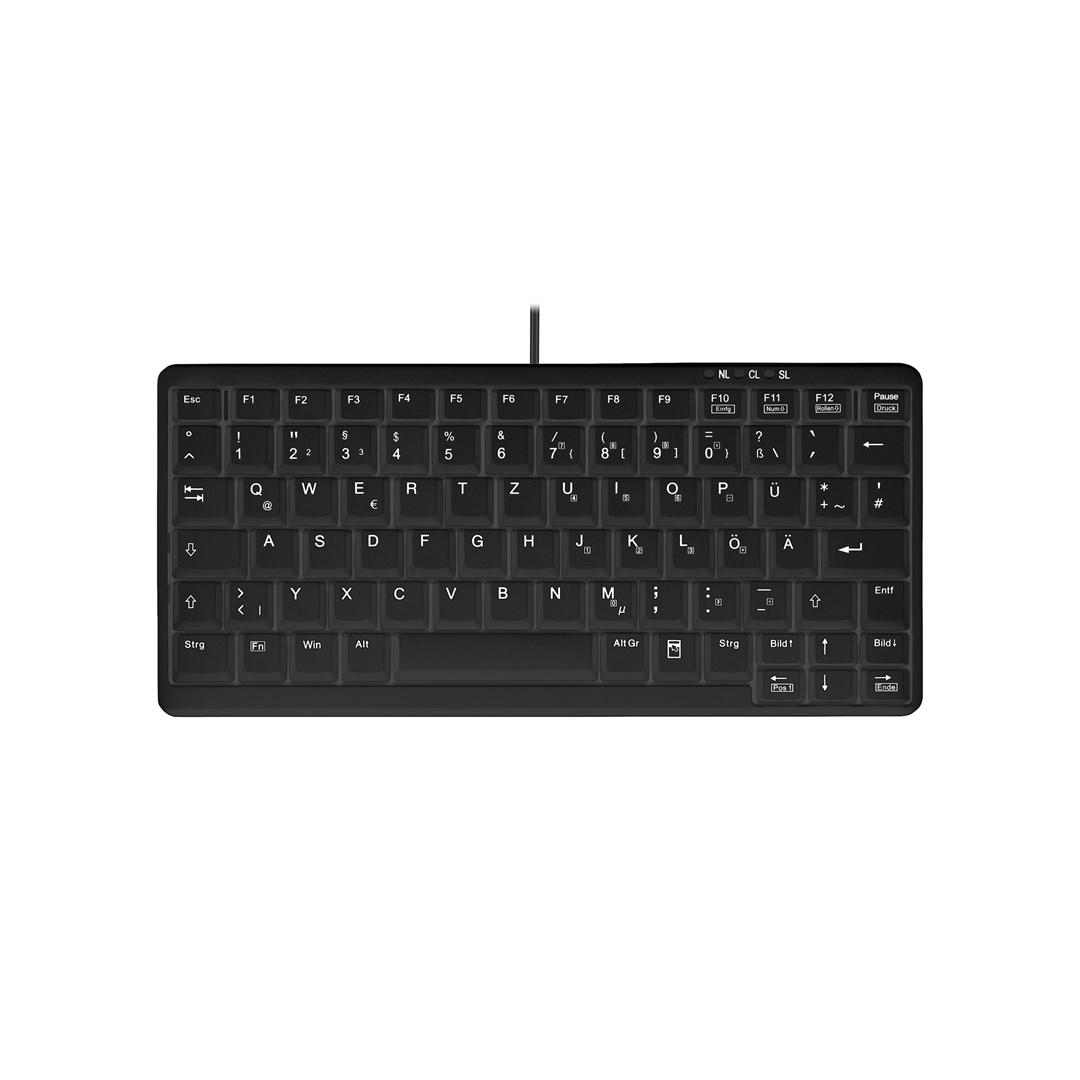 Industrielt mini-tastatur IP68 - trådet, sort (DE)