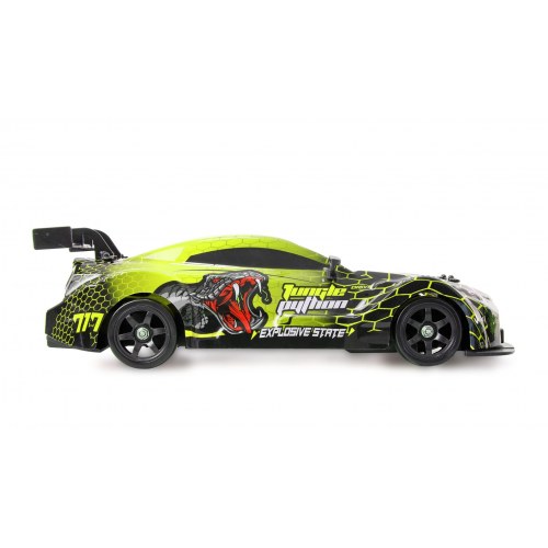 RC driftbil 1:16 med røg- og lyseffekt - 2,4 GHz, 4WD (RTR)