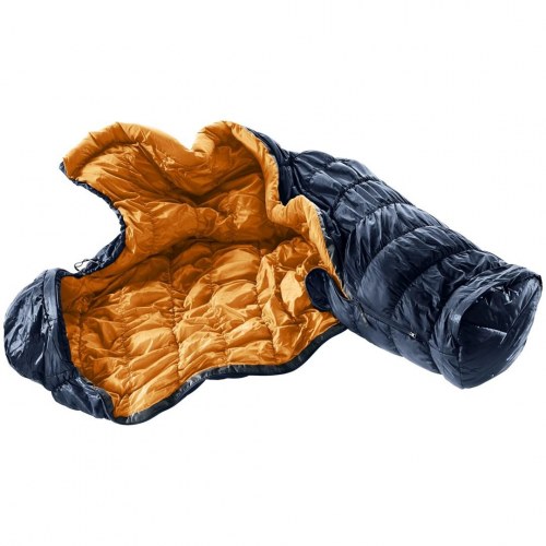 Deuter Exosphere 0 °C - syntetisk mumiesovepose (Ink/Maple)