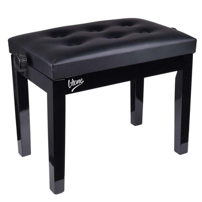 V-tone Bench 1 BK - justerbar klaverbænk, sort