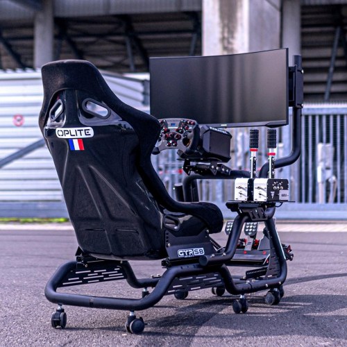 Racing cockpit - Oplite GTR S8 Infinity, sort stål