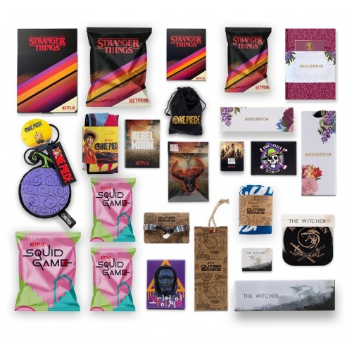 Netflix gaveæske med 24 dele - YuMe Toys adventskalender i bogform