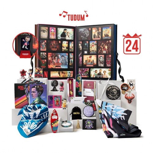 Netflix gaveæske med 24 dele - YuMe Toys adventskalender i bogform